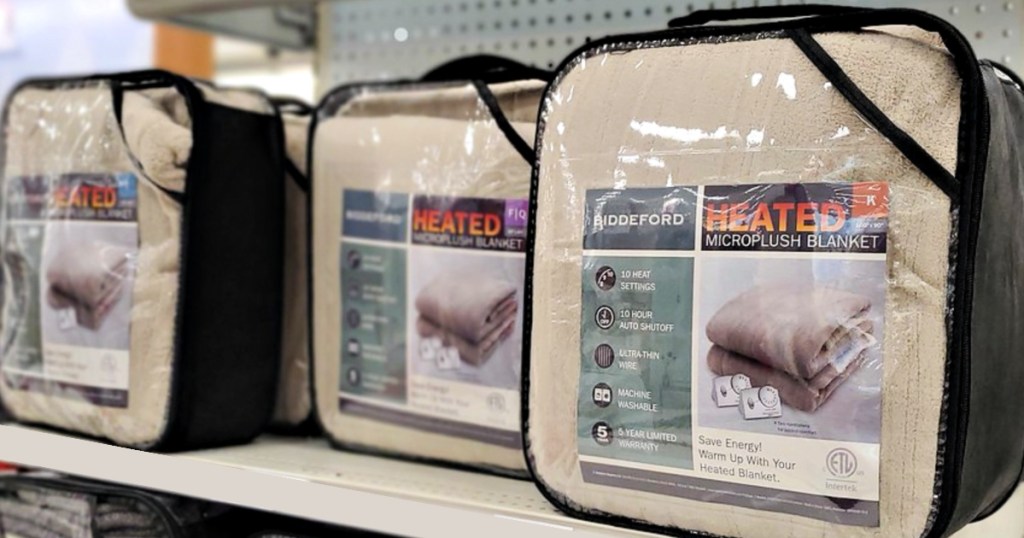 Biddeford Heated Electric Throws & Blankets from 24.99 on (Regularly 100)