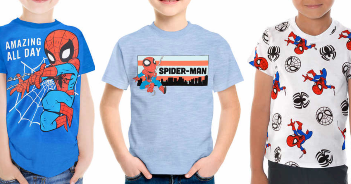 Disney & Marvel Kids Tees 4-Packs Only $ Shipped on  | Just  $ Per Shirt