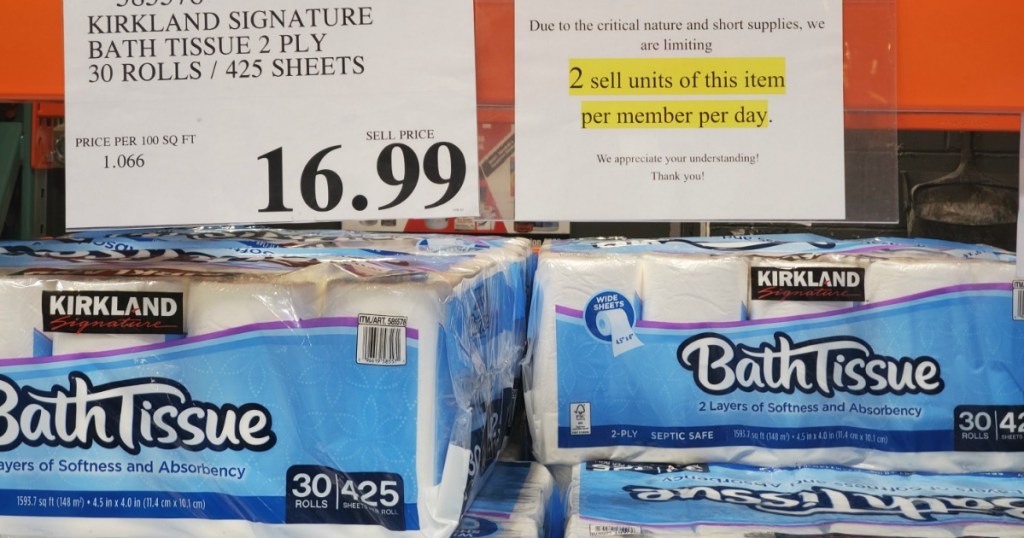 Costco is limiting how much toilet paper you can buy again
