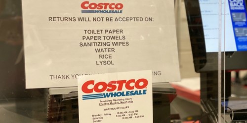 Costco Prohibits Return of Toilet Paper, Paper Towels & Wipes