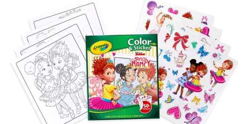 Crayola Fancy Nancy Coloring Pages & Sticker Sheets Only $3.74 on Amazon