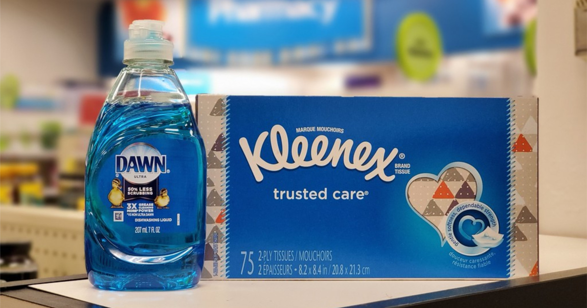 Dawn Dish Soap & Kleenex Tissues Possibly Only 49¢ at CVS Hip2Save
