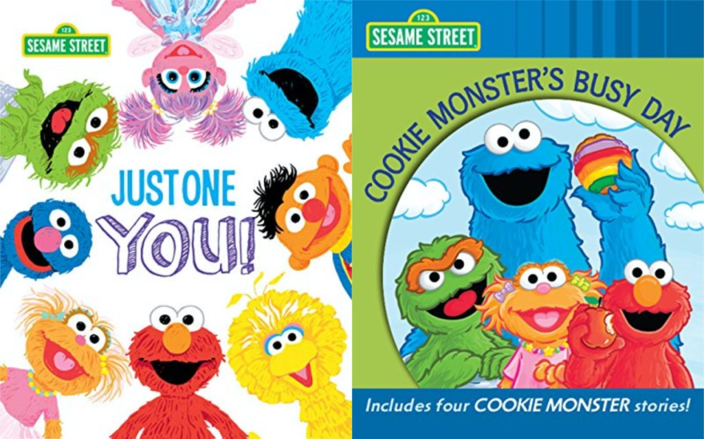 two Elmo book covers