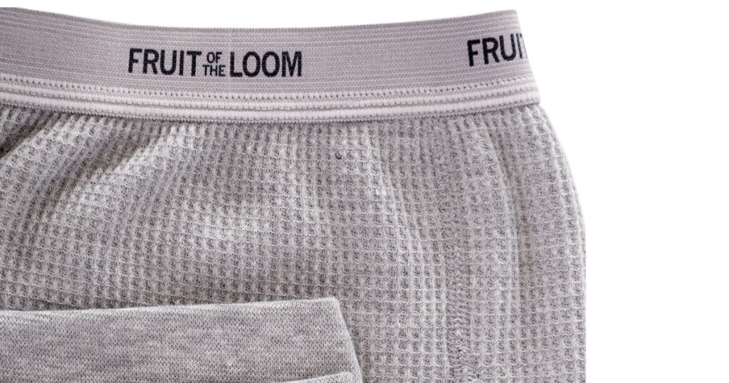 Fruit of the Loom Classic Midweight Waffle Thermal Underwear Bottoms