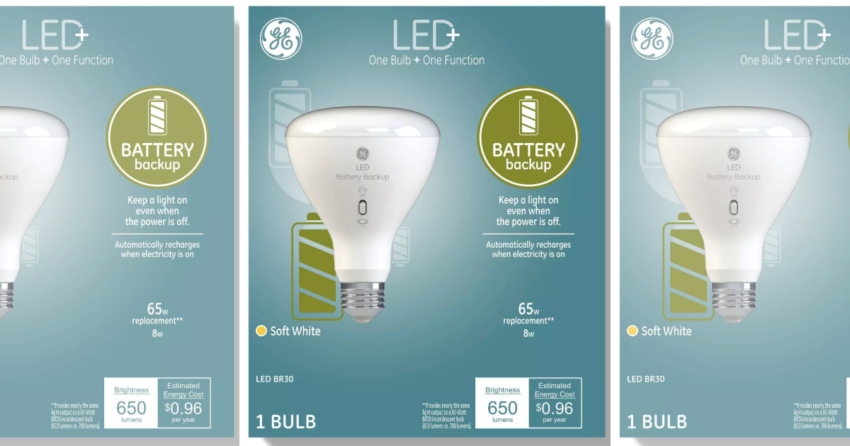 ge led plus battery backup bulb