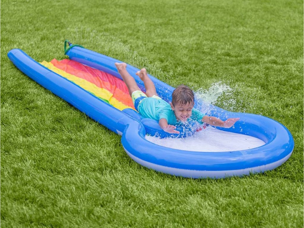 hearthsong inflatable water slide