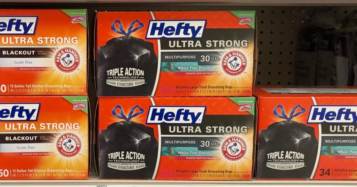 Hefty Ultra-Strong 30-Gallon Trash Bags Only $6.77 Shipped on