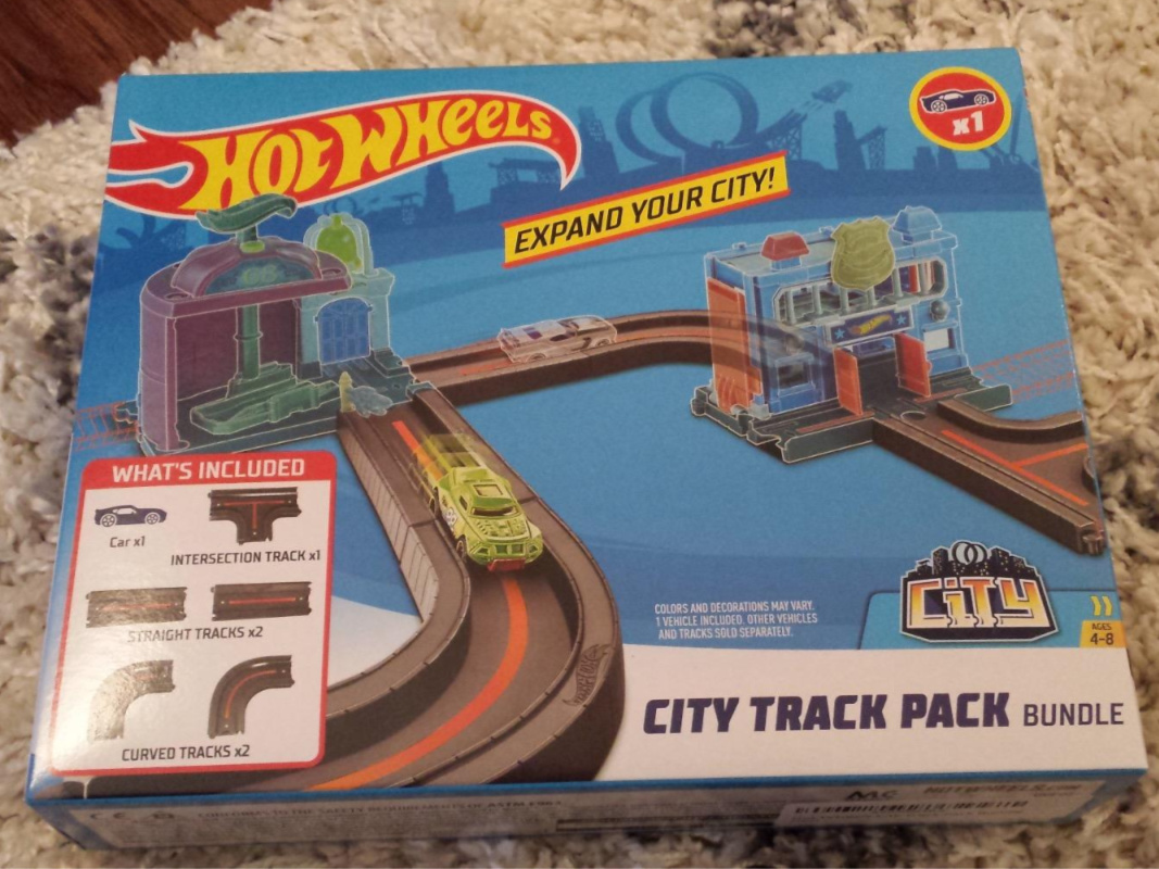hot wheels curved track pack