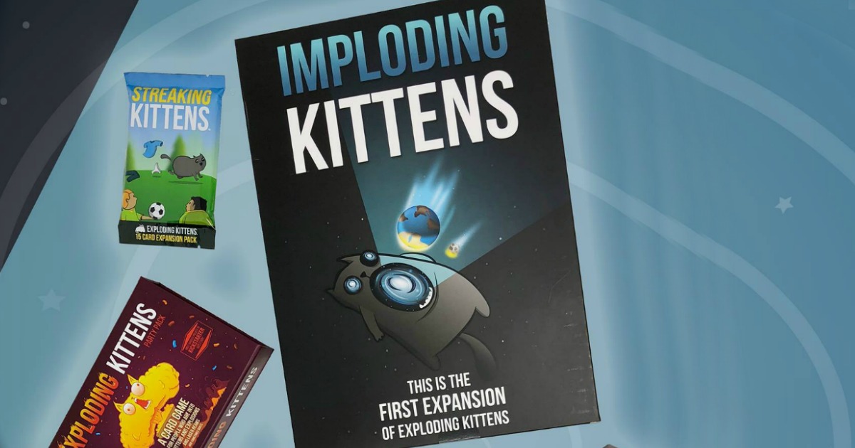 Exploding Kittens Expansion Pack Imploding Kittens Just $8.99 on Amazon ...