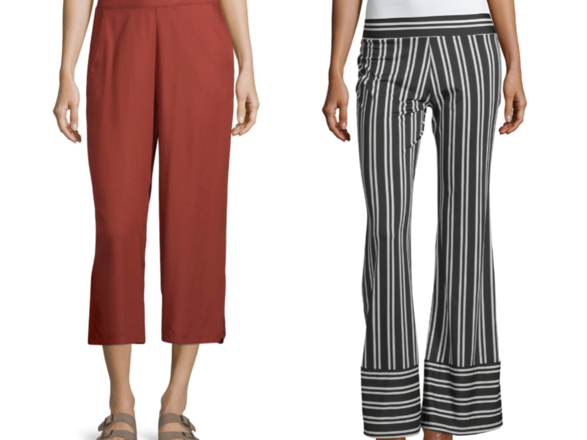 jcpenney striped pants