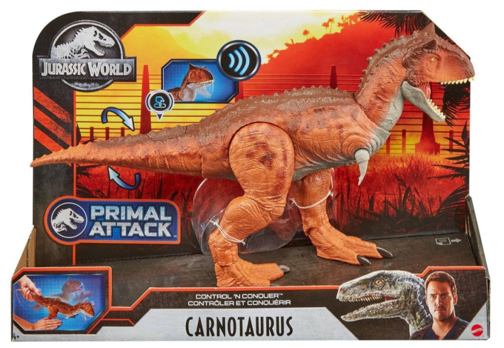 toy dinosaur in package