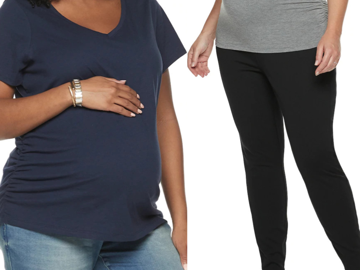 Maternity Tops, Leggings & Dresses as Low as 8 Each + Free Shipping