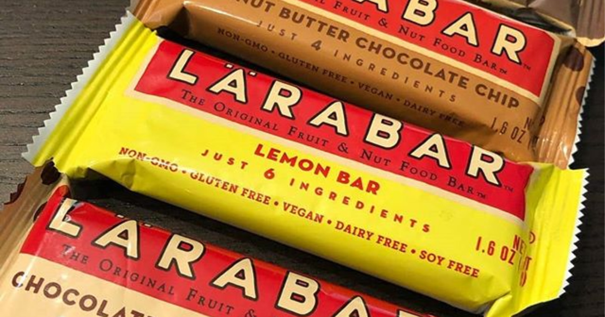 Larabar 16Pack Only 10.64 Shipped on Amazon Just 67¢ Per Bar