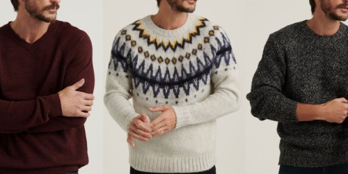 Lucky Brand Men’s Sweaters Only $25 (Regularly up to $129)