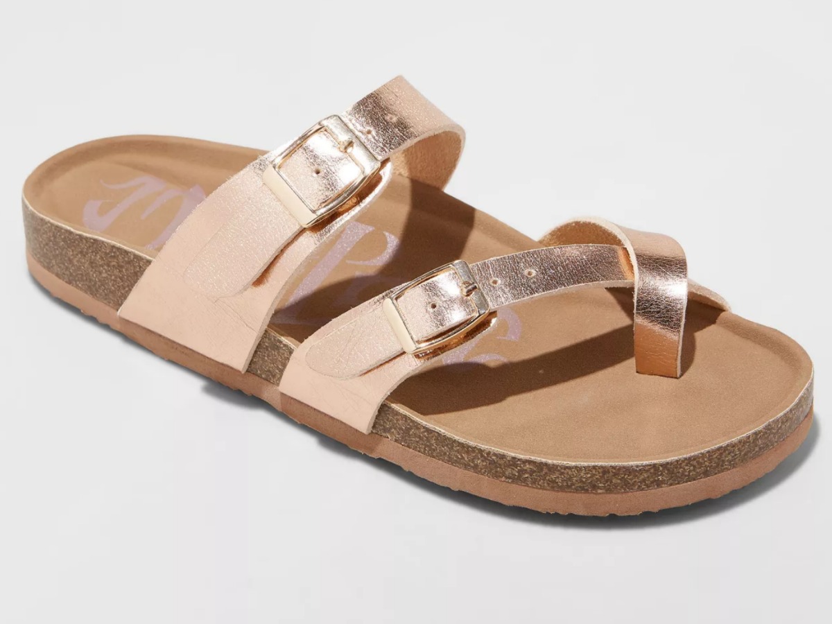 Target rose store gold sandals