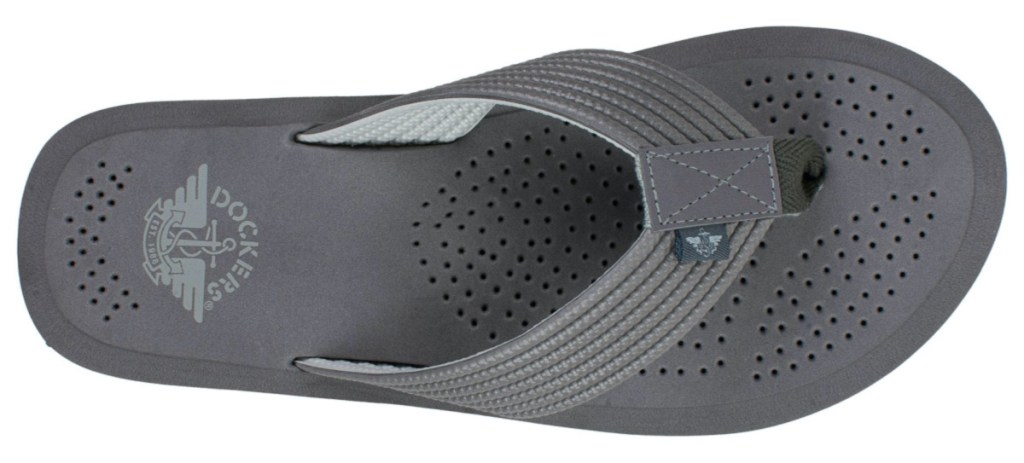 grey men's flip flop