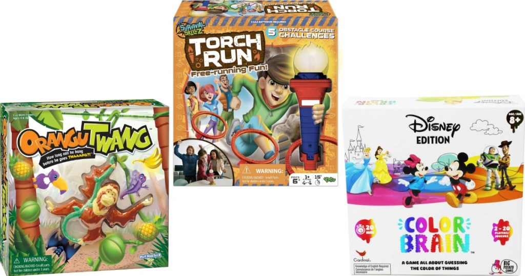 Orangutwang, Torch Run, Color Brain board games