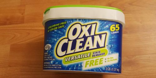 OxiClean Stain Remover 3-Pound Tub Only $5.78 on Amazon (Regularly $9)