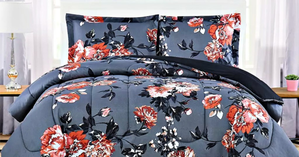 Pem America Manilla Floral 3-Piece Comforter Set