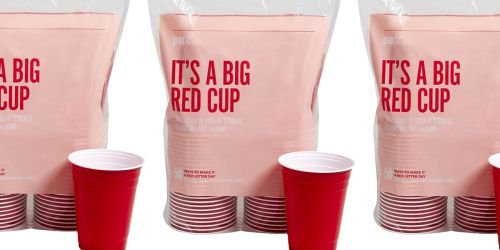 Red Plastic Cup 50-Pack Only $2.99 Shipped on Staples.com (Regularly $10)