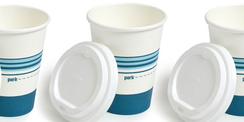 Perk Paper Cup & Lid Combo 50-Pack Only $4.99 Shipped (Regularly $10)
