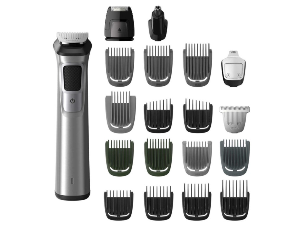 beard trimmer and accessories