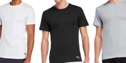 PUMA Men’s Undershirt 6-Pack Only $18.99 at Woot! (Regularly $56) | Just $3 Per Tee