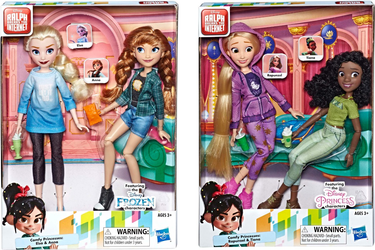 Comfy princess dolls from Disney