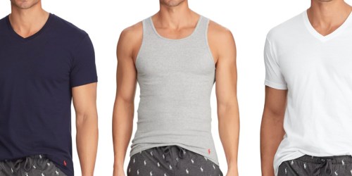 Polo Ralph Lauren Boxers, Undershirts & T-Shirt 3-Packs Only $19 on Macy’s (Regularly $42)