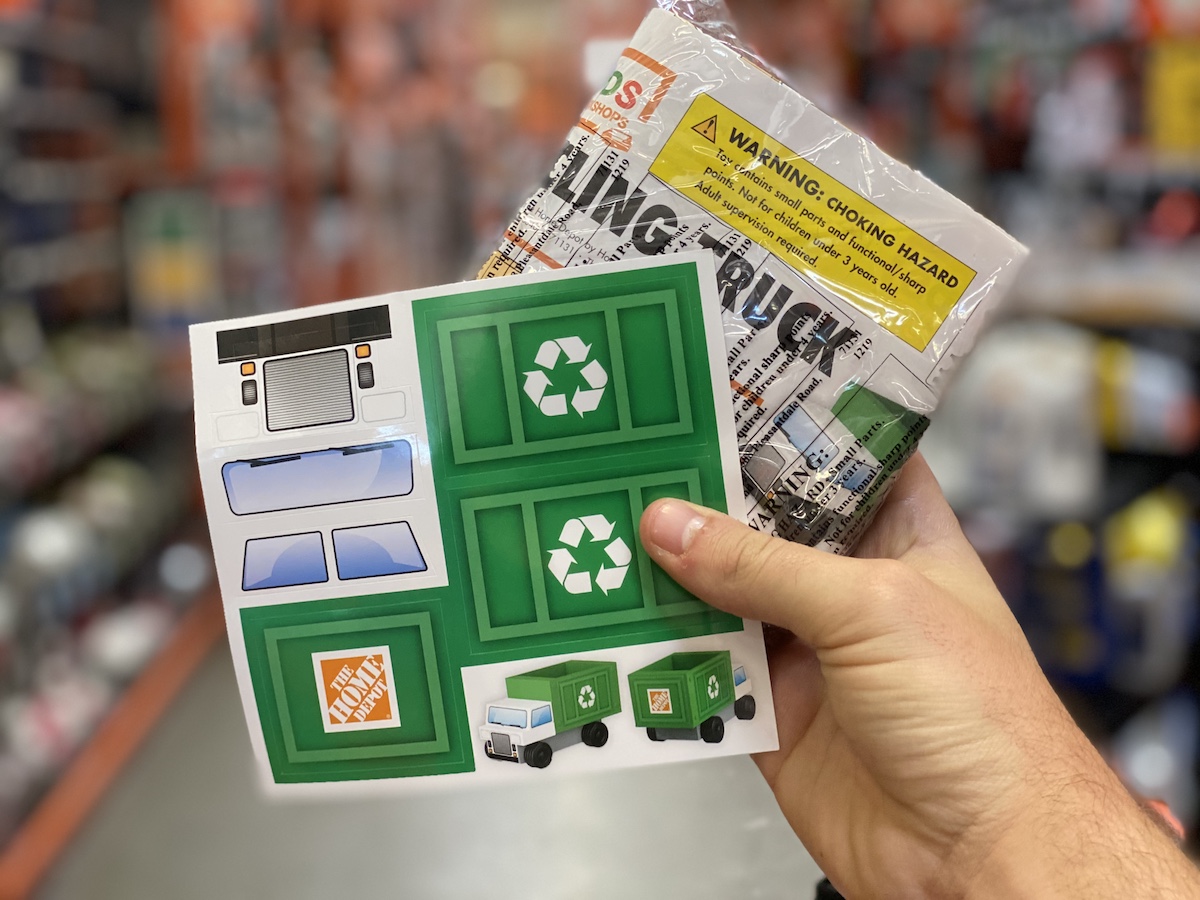 Home Depot Kid Workshop Kits Free - Recycling Truck Home Depot Kit