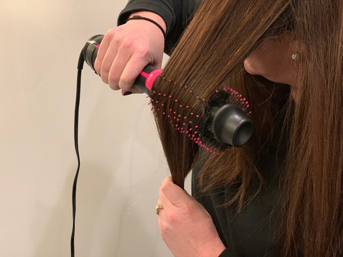 Hair straightener brush clearance costco