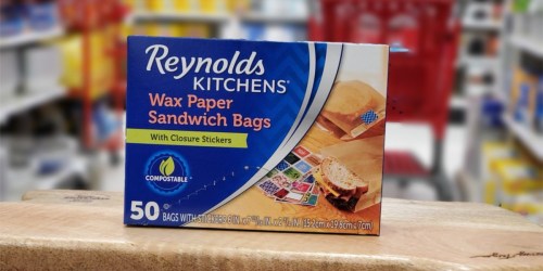 30% Off Reynolds Wax Paper Sandwich Bags w/ Stickers at Target | Just Use Your Phone