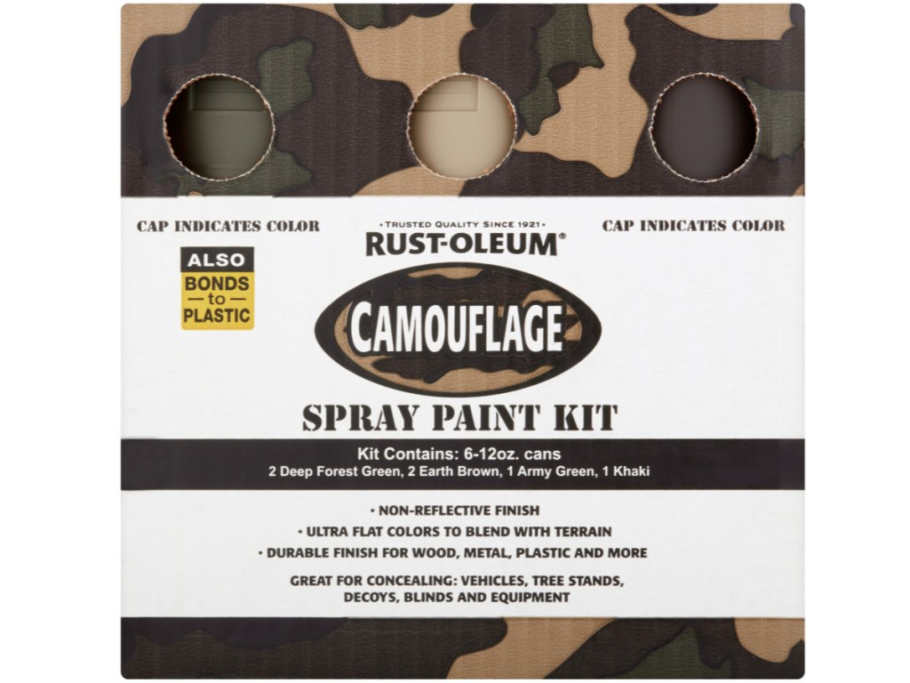 Rustoleum Spray Paint Camouflage Kit