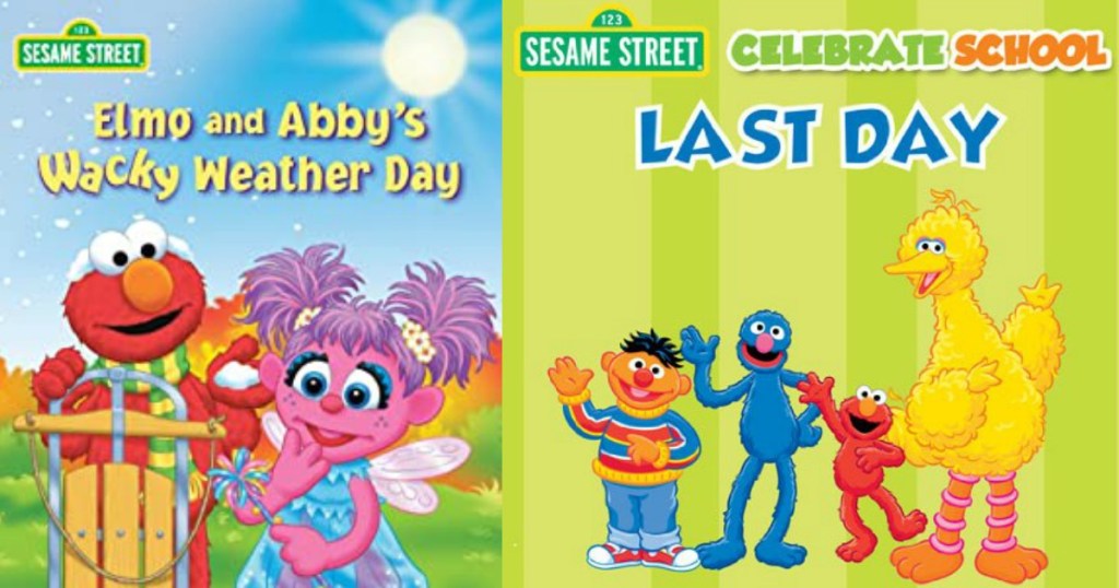 two Sesame Street book covers