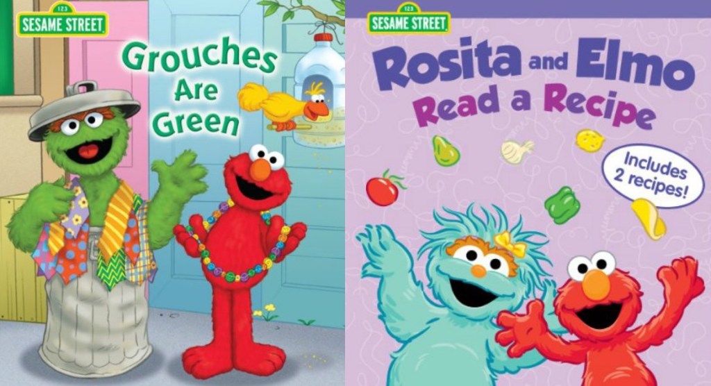 two Sesame Street book covers