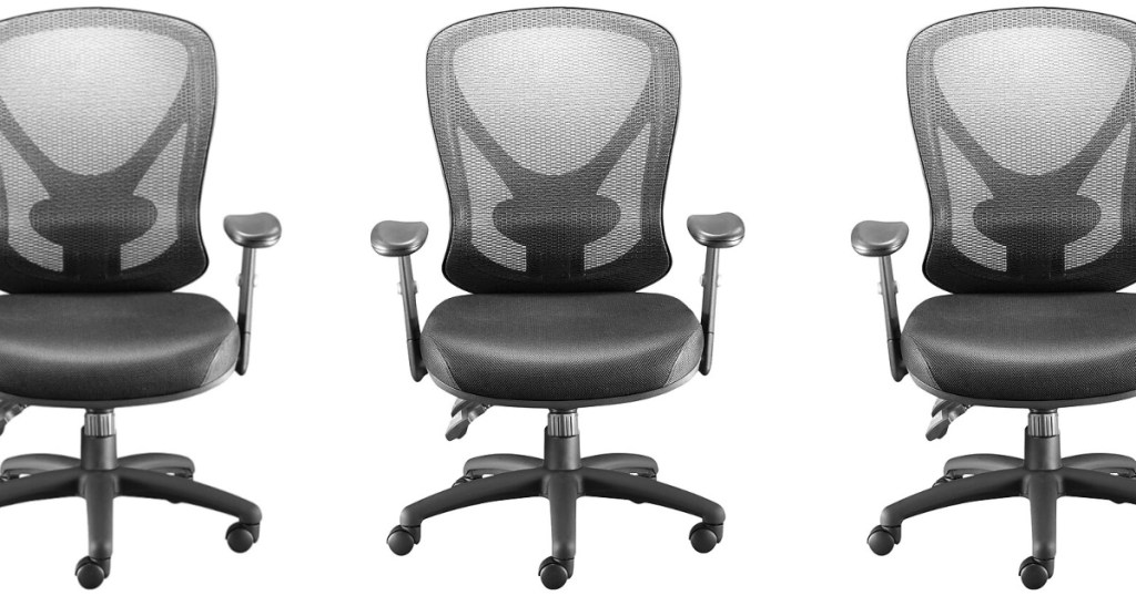 Staples Carder Mesh Back Fabric Computer and Desk Chair