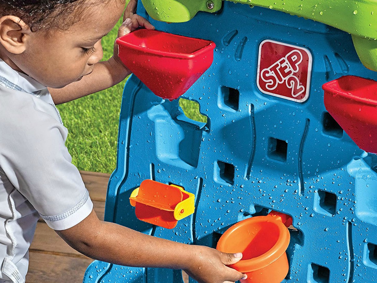 step2 waterfall water table discovery wall