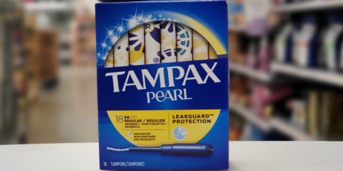 Tampax Pearl Tampons Only 83¢ at Walmart After Cash Back