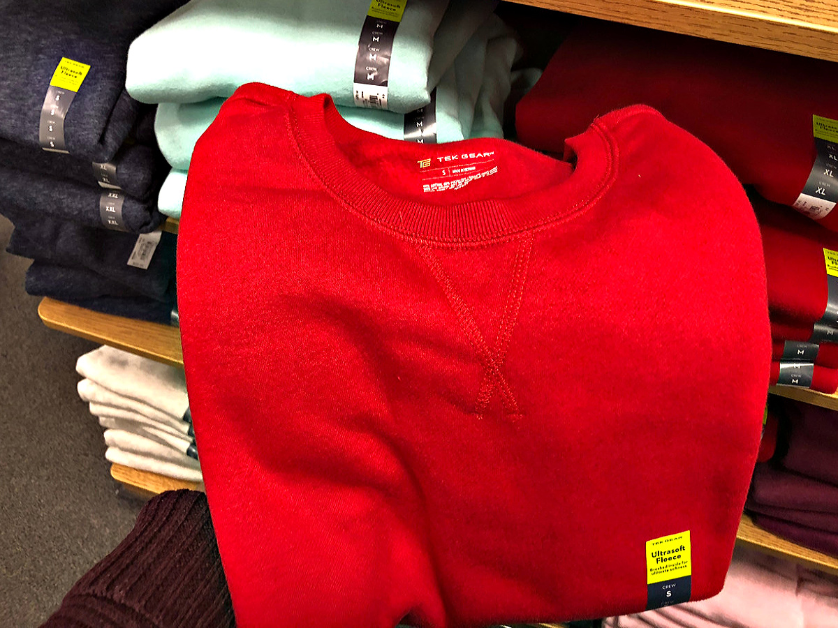 tek gear sweatshirt kohls