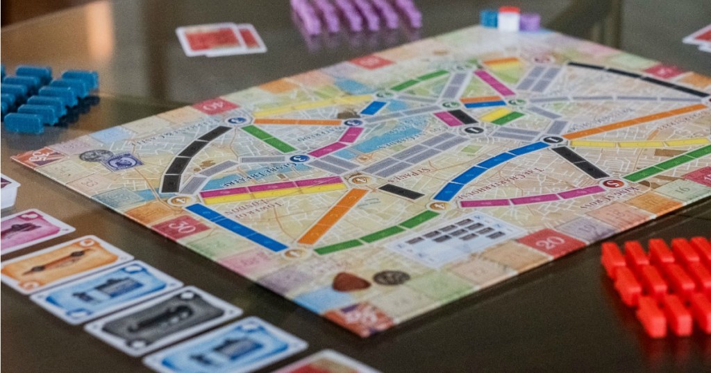Ticket to Ride London Board Game Lifestyle Image