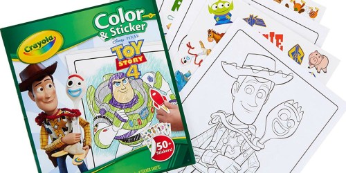 Crayola Toy Story 4 Coloring Pages & Stickers Only $3.74 on Amazon (Regularly $10)