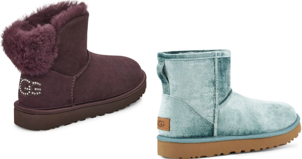 two UGG boots