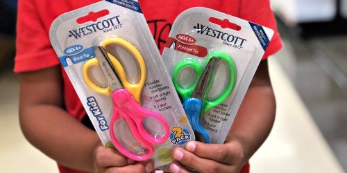 Westcott Kids Scissors 2-Pack Only $1.49 on Amazon | Right or Left Handed