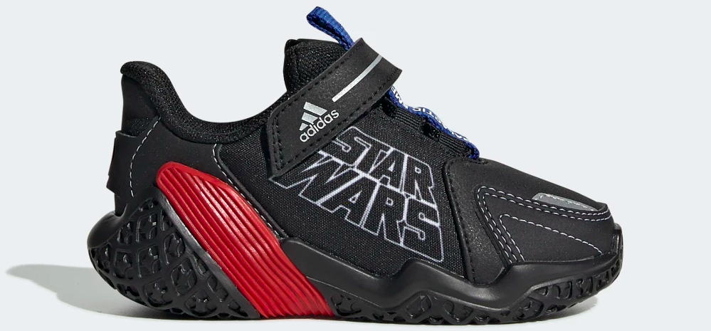 adidas kids shoe with Star Wars on the side