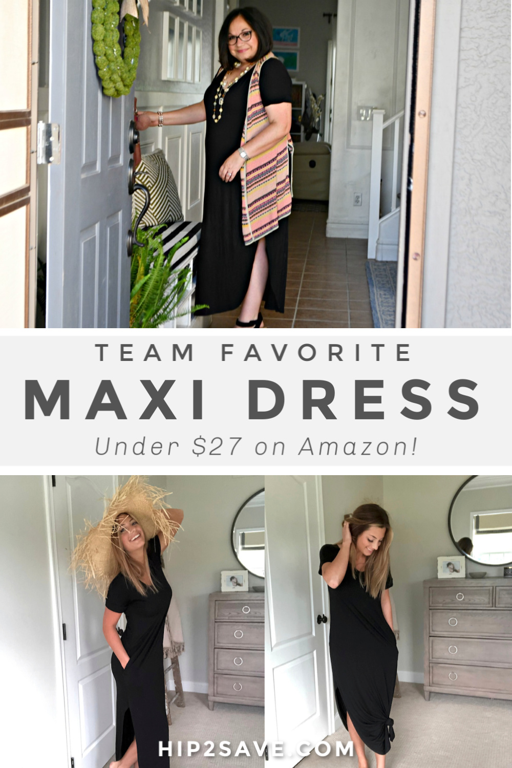 This Best-Selling Black Maxi Dress is #1 In Amazon Fashion | Hip2Save