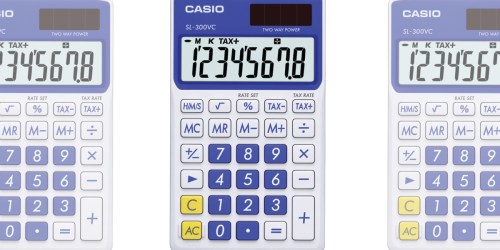 Casio Standard Function Calculator Only $4.50 (Regularly $9)