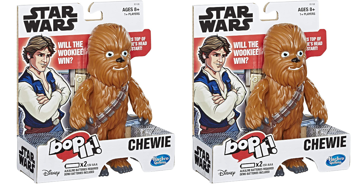 Hasbro Star Wars Chewbacca Chewie Bop It Play Toy Electronic Handheld Game Sound 