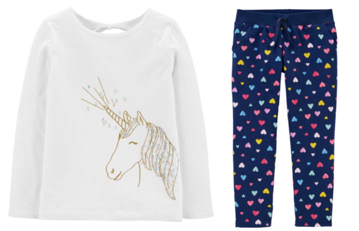 girls graphic t and leggings