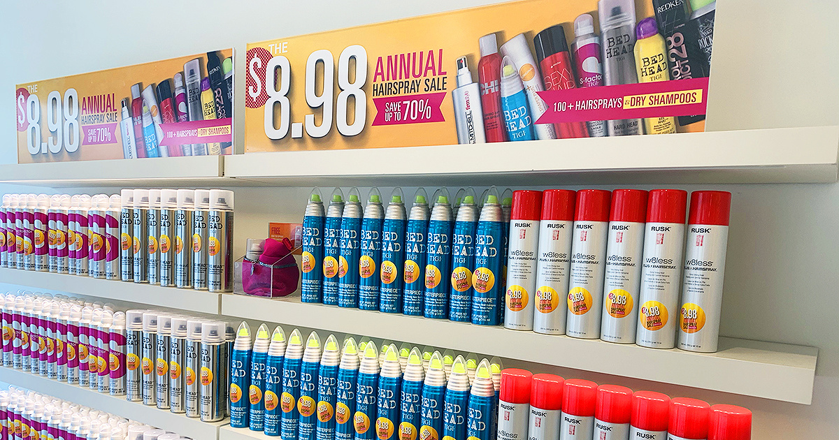70 Off During Beauty Brands Hairspray Event w/ Coupon Hip2Save