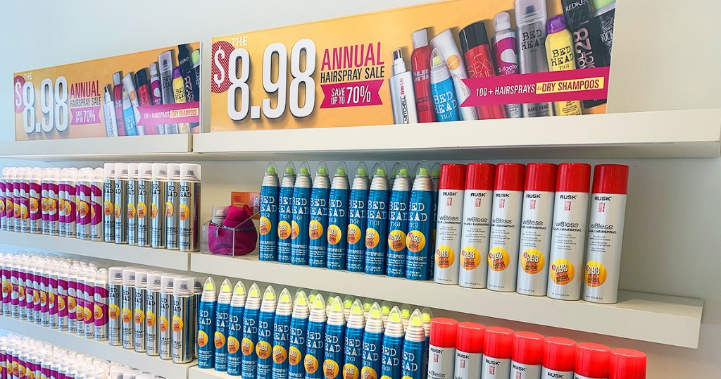 Beauty Brands Annual Hairspray Sale Up to 70 Off Top Brands + Free